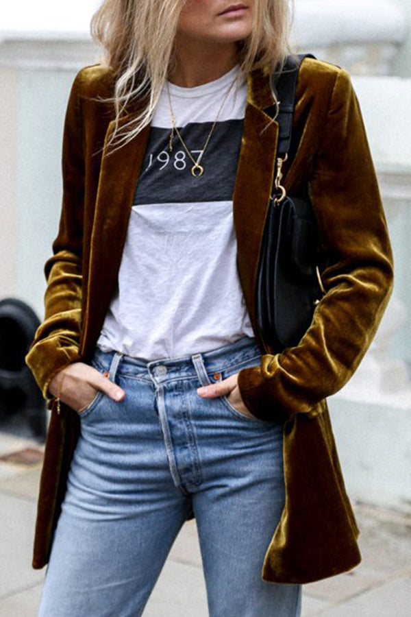 Jasmin | Damen Business-Casual Blazer mit langen Ärmeln