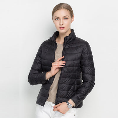Lara | Damen Warmer Kurzer Steppmantel