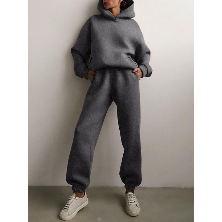 Doris | Damen Streetstyle Hoodie- und Jogginghose-Set