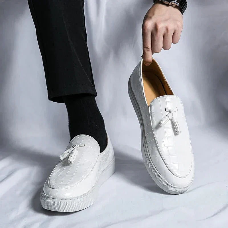 Emil | Stilige Slip-On Loafers med Kvast