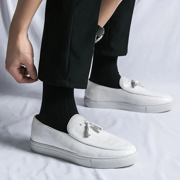 Emil | Stilige Slip-On Loafers med Kvast