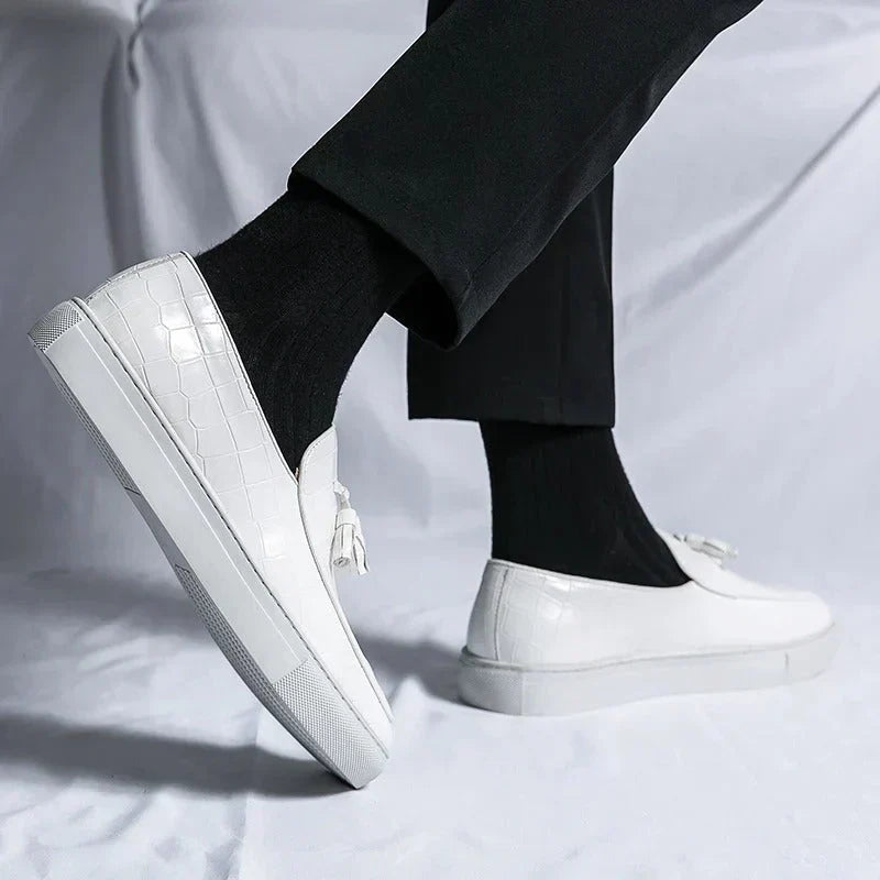 Emil | Stilige Slip-On Loafers med Kvast