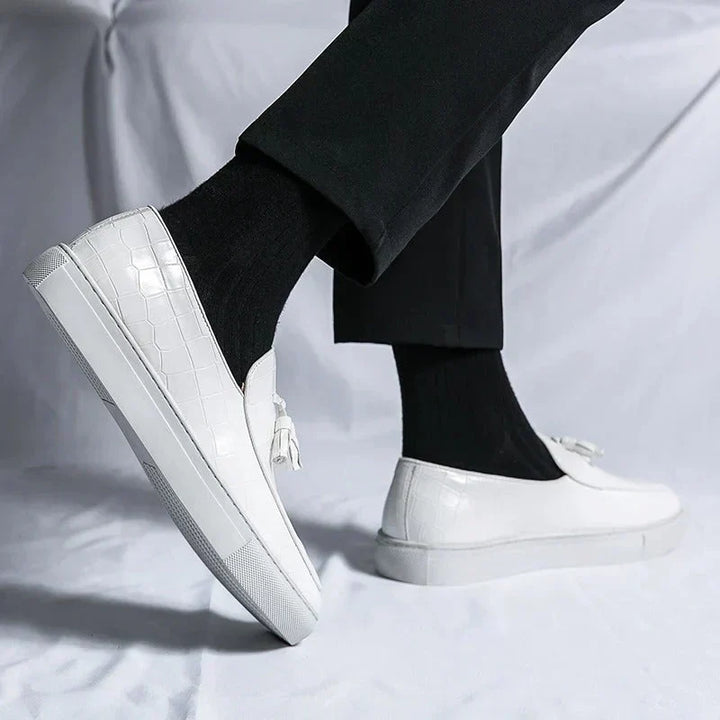 Emil | Stilige Slip-On Loafers med Kvast