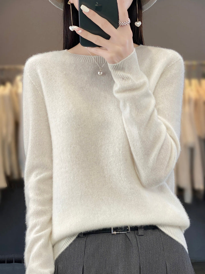 Kirsten | Damen Klassischer Strickpullover mit Langarm
