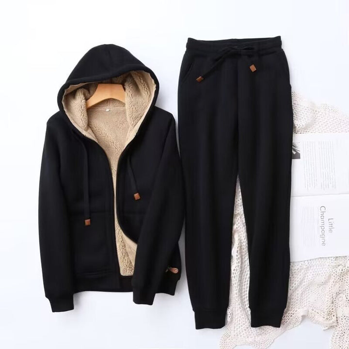 Borghild | Dame Vinter Hoodie- og Jogger-Sett