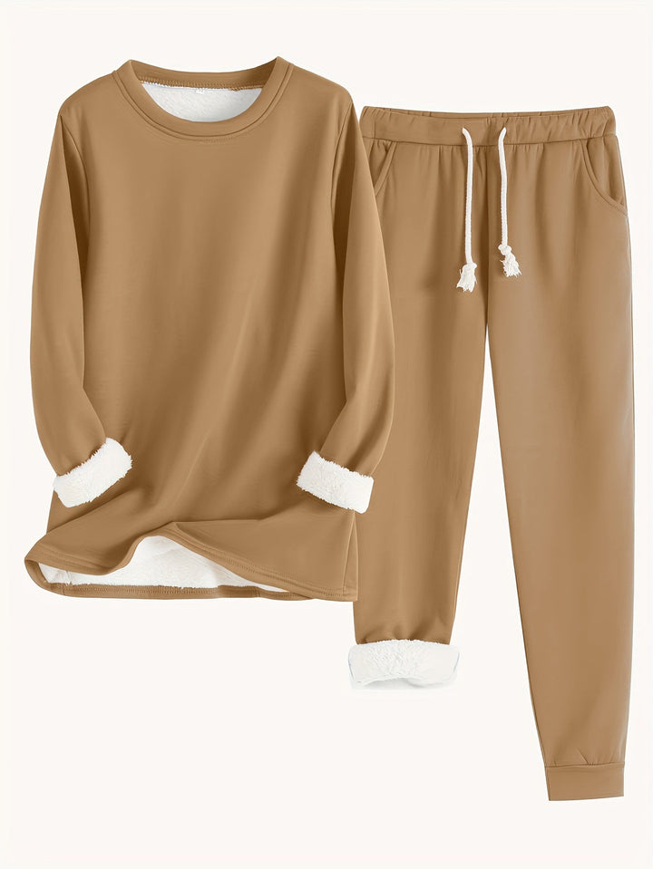 Elfriede | Damen Lässiges Winter-Loungewear-Set
