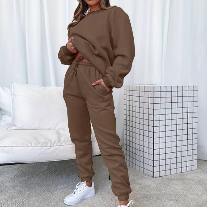 Emma | Damen Zweiteiliges Loungewear- und Jogginghose-Set