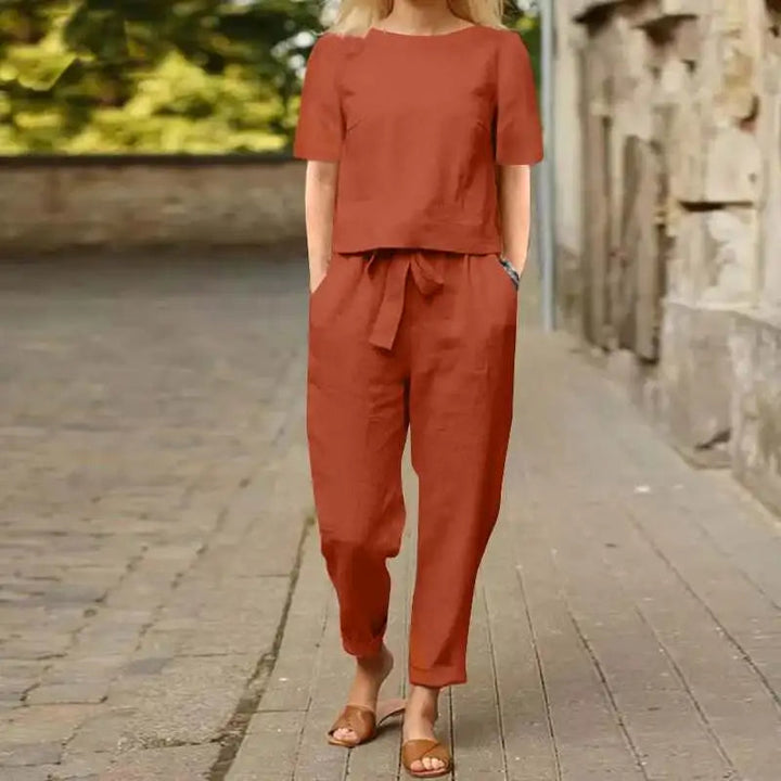 Ingrid | Stilfuldt Jumpsuit Sæt til Damer