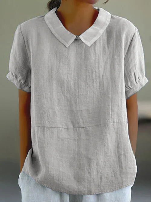 Aurora | Komfortabel Løs Casual Bluse