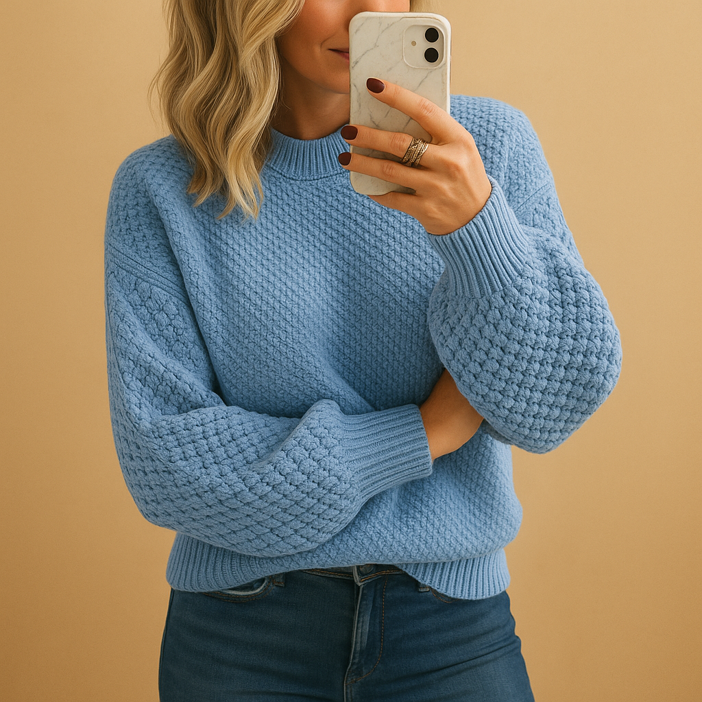 Nicole | Gemütlicher Grobstrickpullover für den Winter