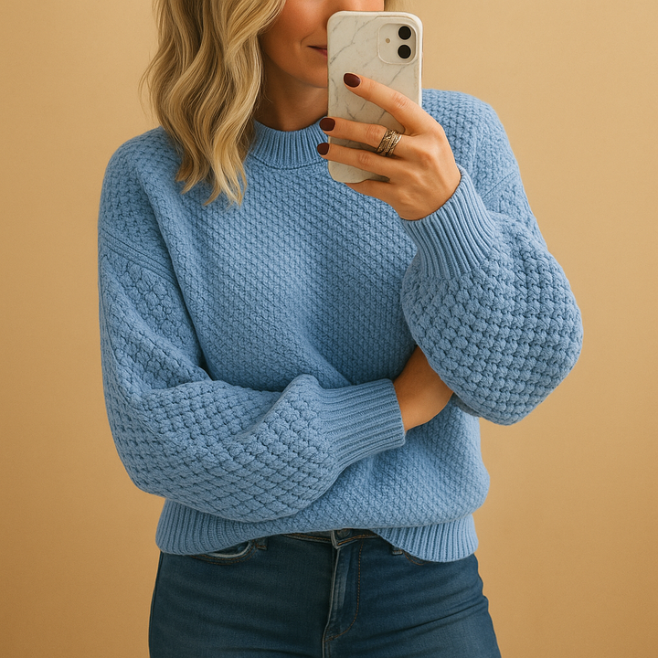Nicole | Gemütlicher Grobstrickpullover für den Winter