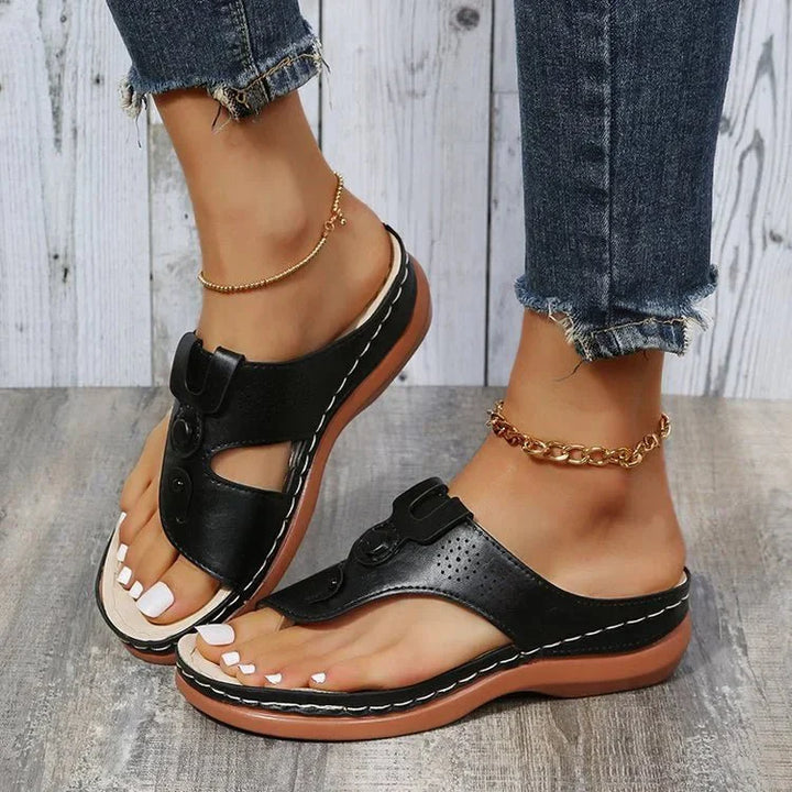 Hanna | Behagelige og Stilfulle Slippersandaler