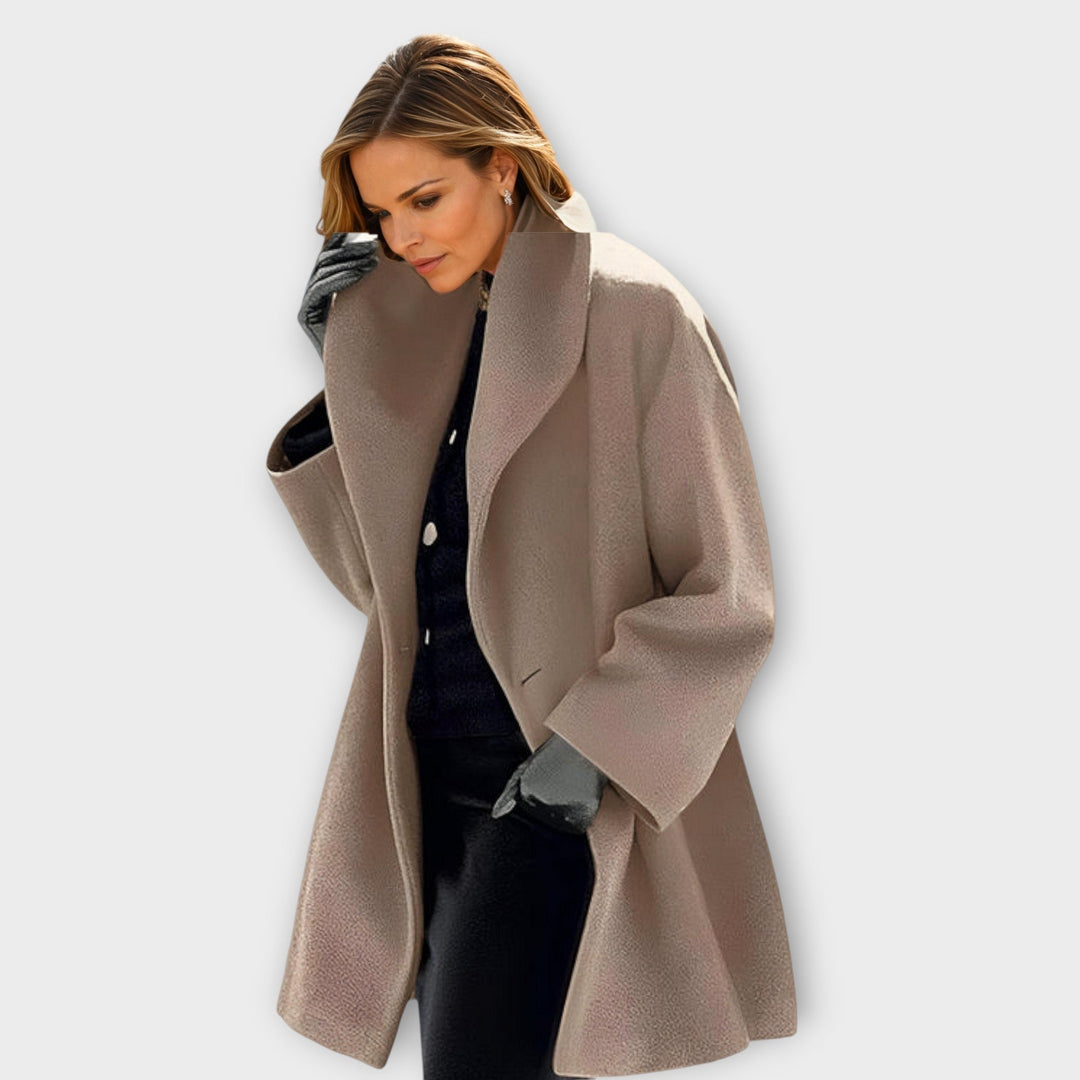 Julia | Damen Oversized Wintermantel im modernen Stil