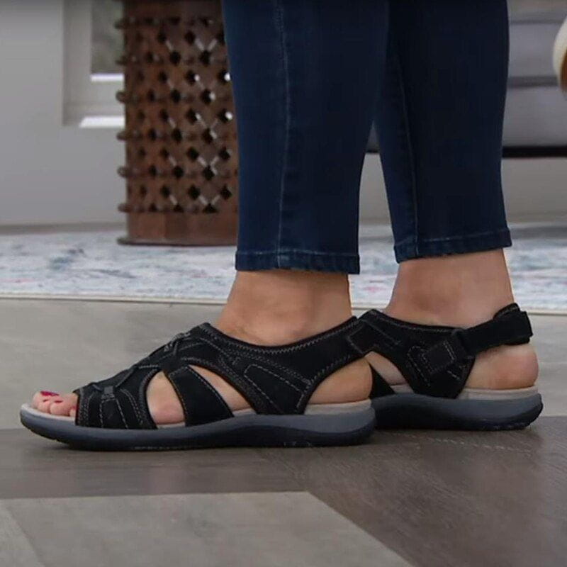 Karin | Damen Riemen Freizeitsandalen Zum Gehen