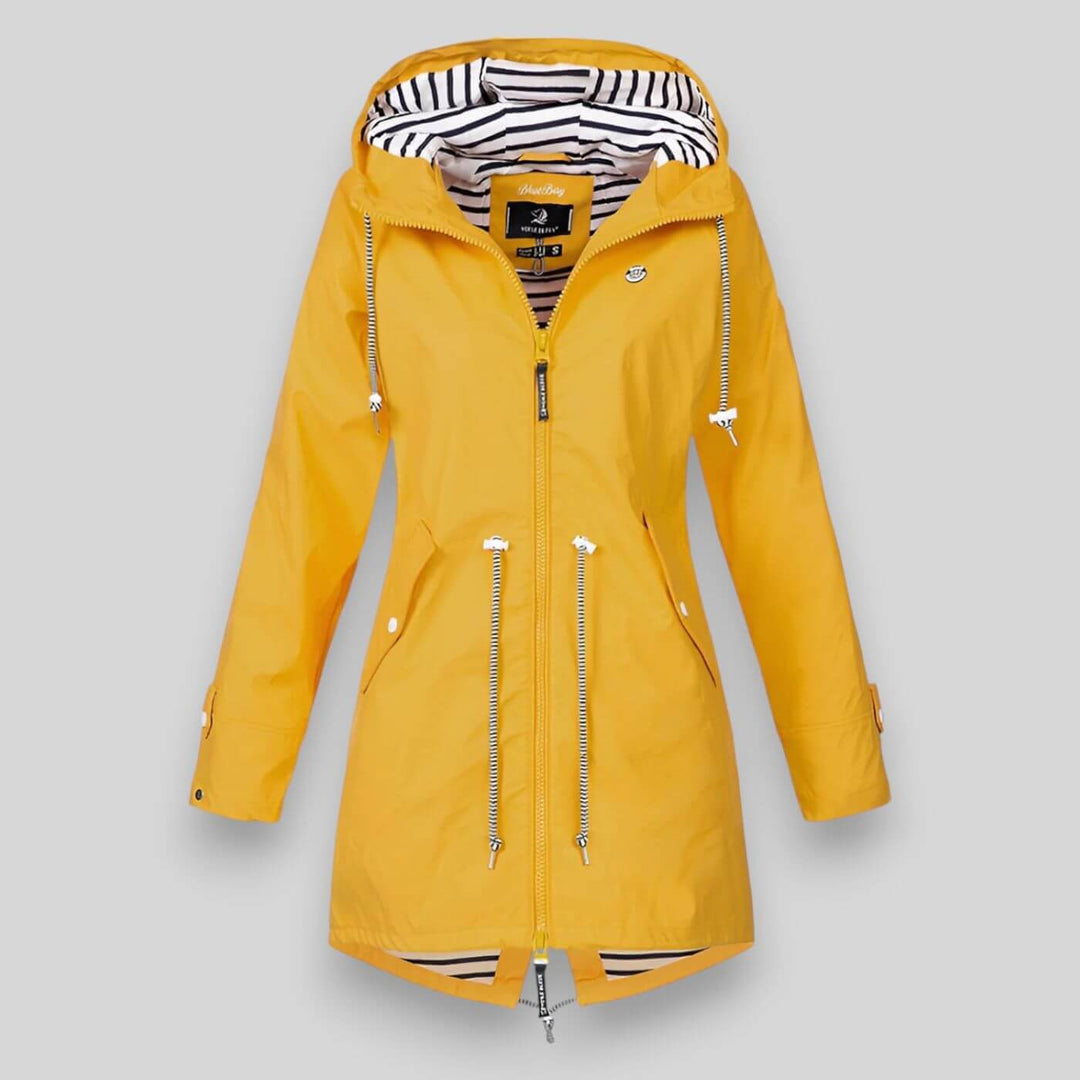 Lena | Damen Winterjacke mit Kapuze und Reißverschlüssen