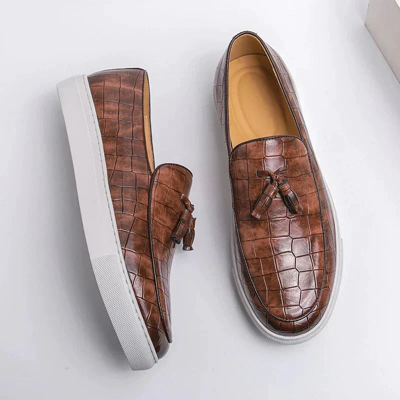 Emil | Stilige Slip-On Loafers med Kvast