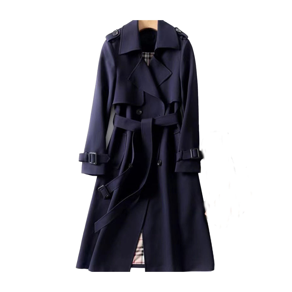 Eva | Damen Zweireihiger Trenchcoat