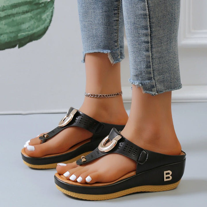 Elna | Stilfulle Sommer Kilesandaler