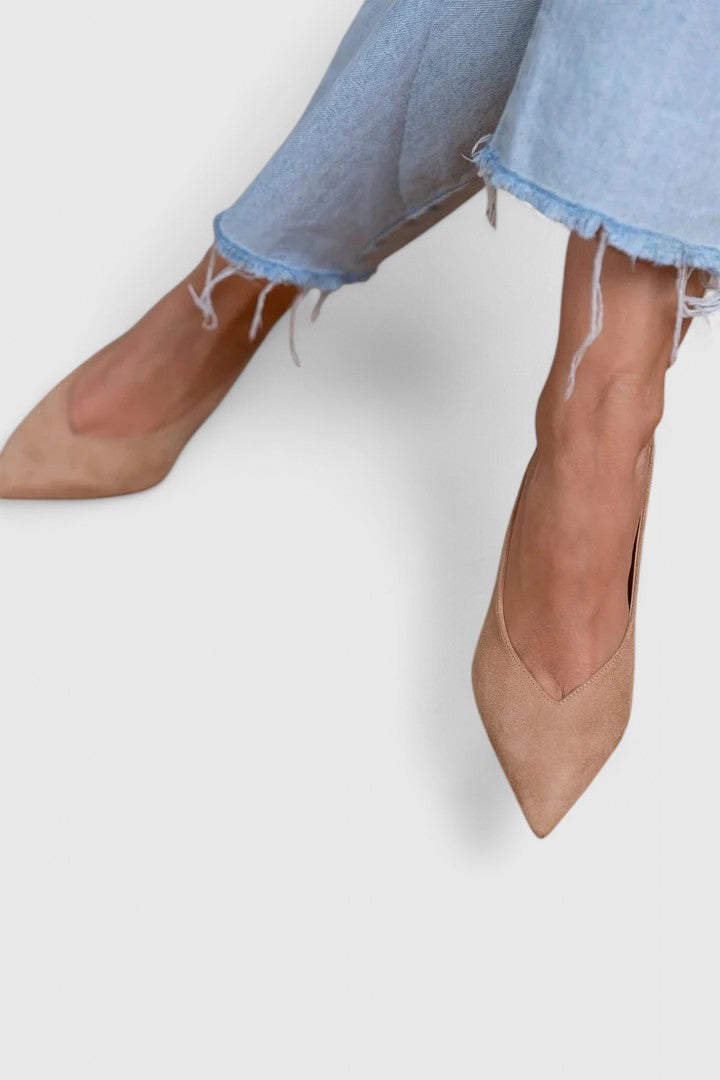 Karin | Damen Elegante Spitz-Toe Pumps