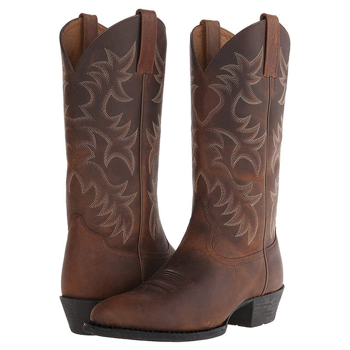 Emilia | Damen Schicke Cowboy-Stiefel mit stilvollen Details