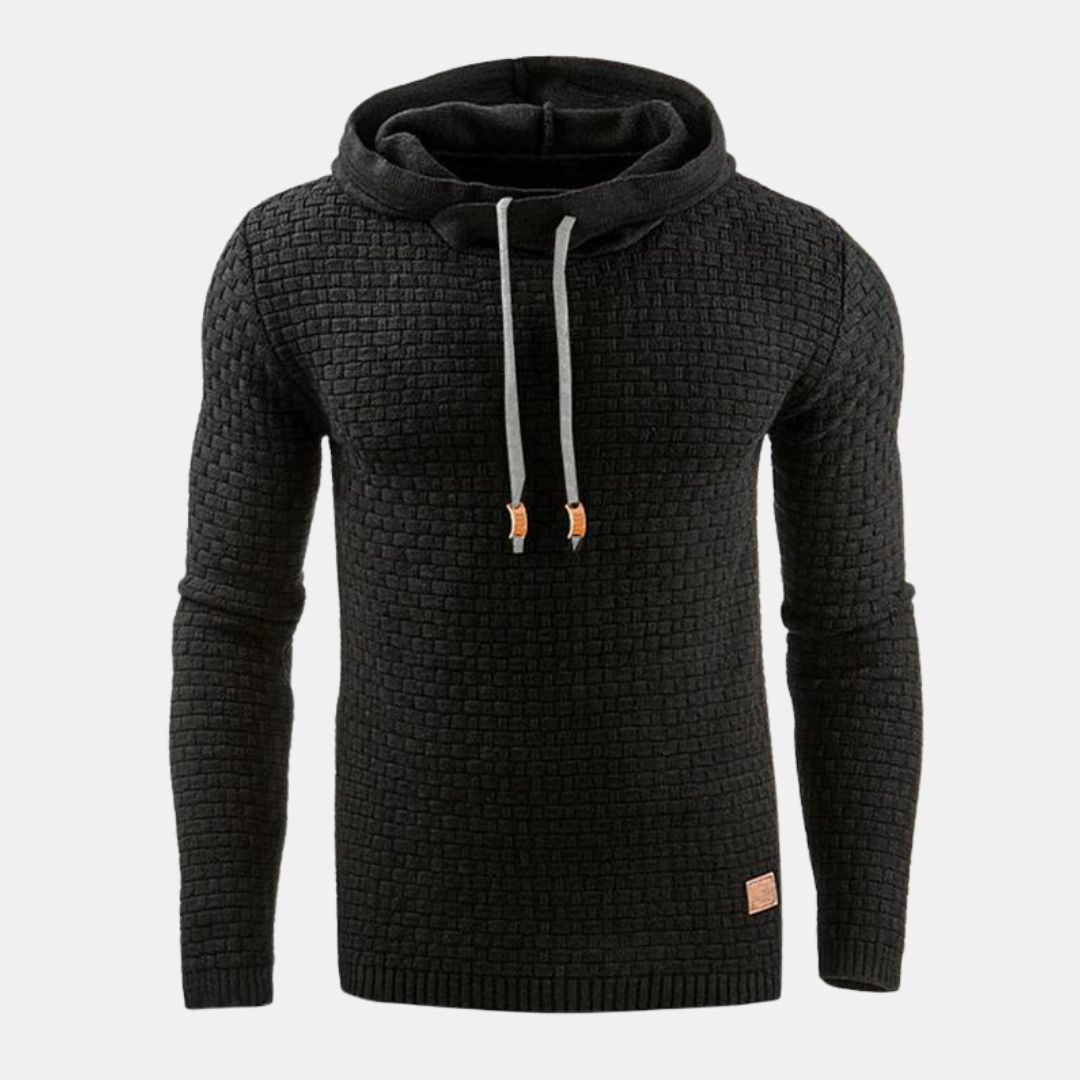 Christian | Herren Kapuzenpullover im Vintage-Stil mit Muster