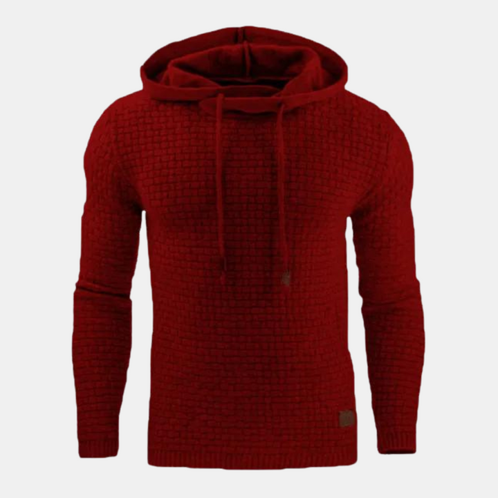 Christian | Herren Kapuzenpullover im Vintage-Stil mit Muster