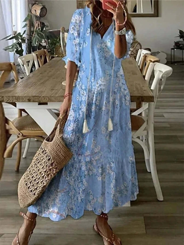 Lang Boho Kjole for Kvinner