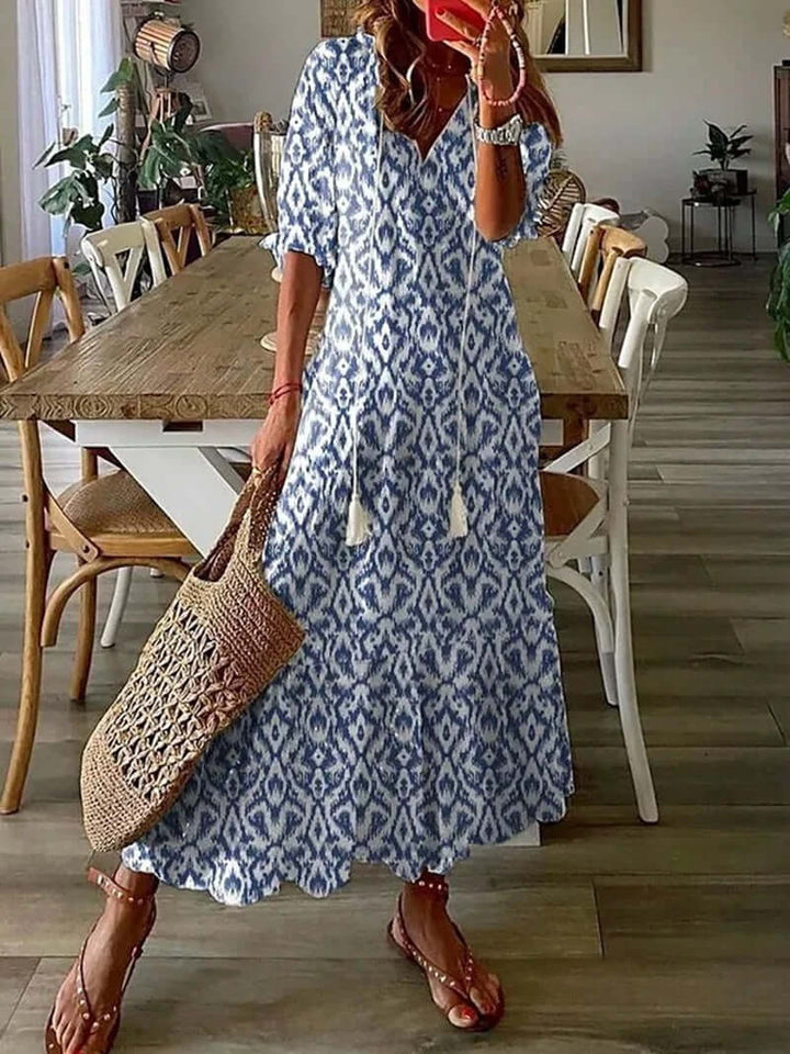 Lang Boho Kjole for Kvinner