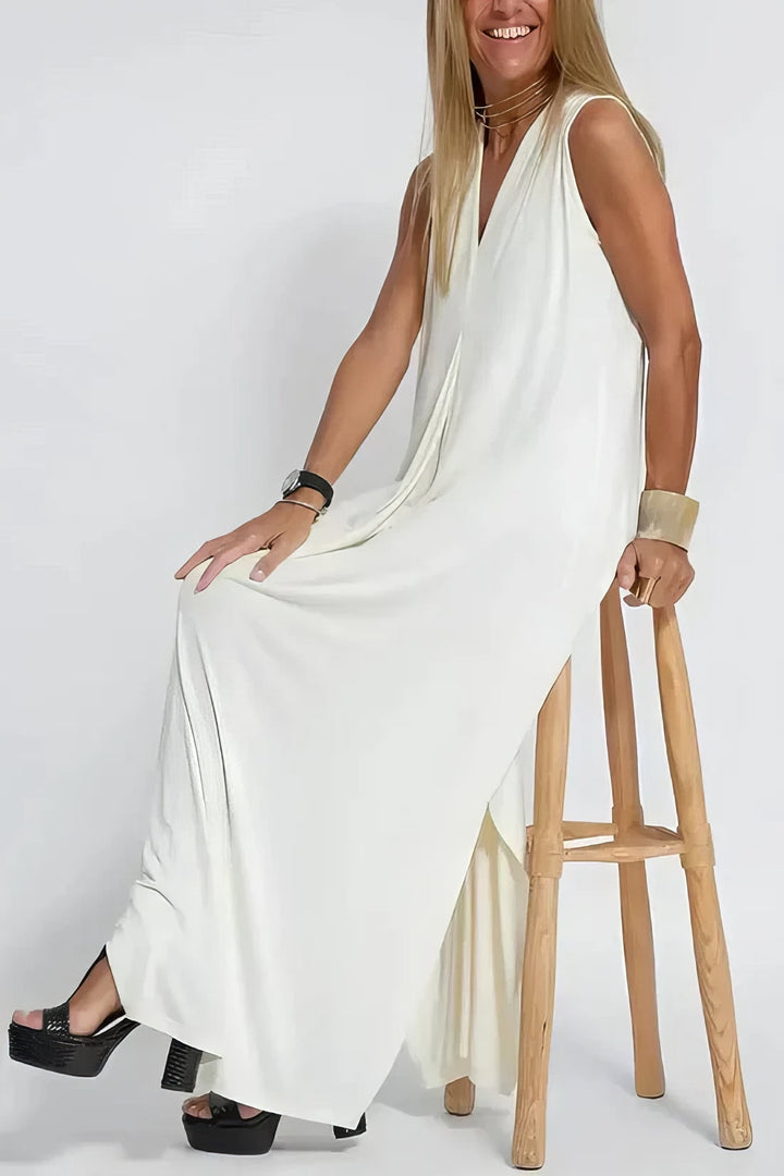 Ella | Elegant Lang Kjole for Kvinner