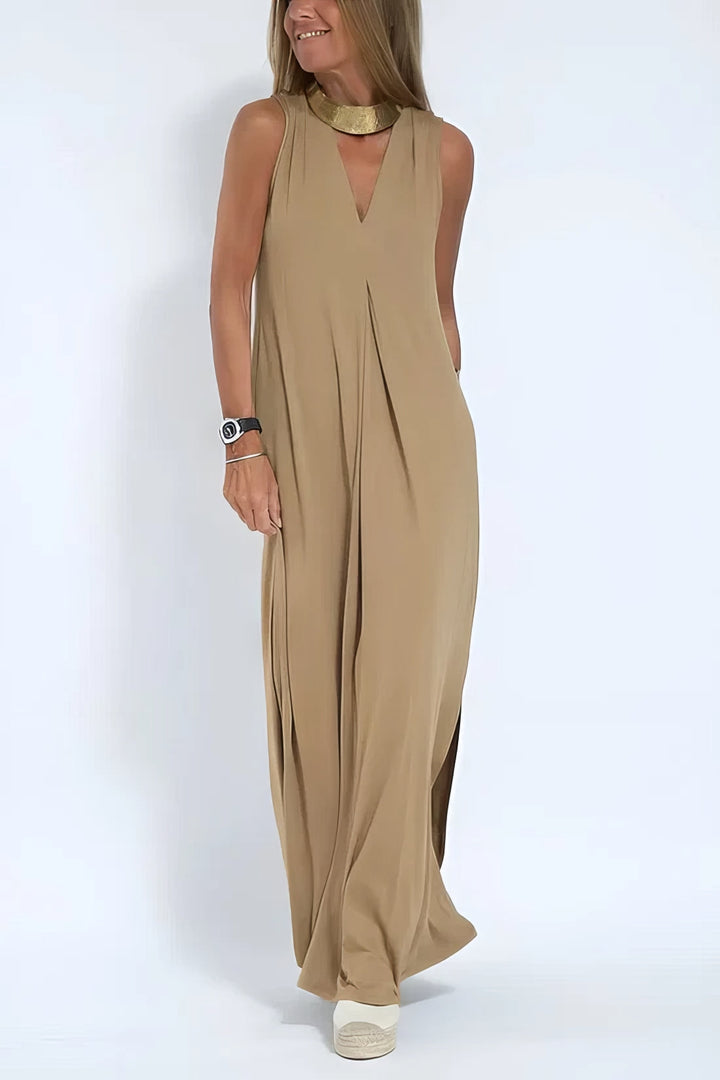 Ella | Elegant Lang Kjole for Kvinner